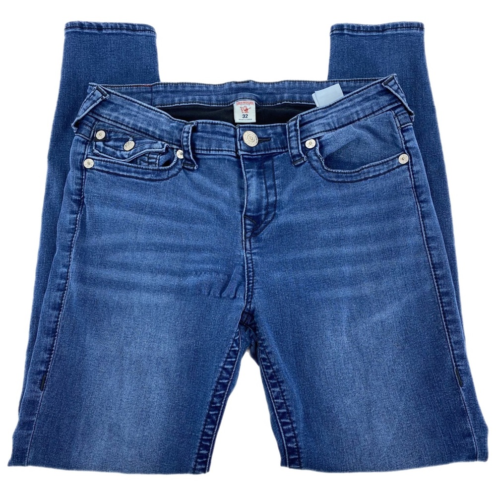 True Religion Blue Super Skinny Denim Jeans - Picture 2 of 8